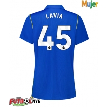 Camiseta Chelsea Romeo Lavia #45 Primera Equipación para mujer 2026-27 manga corta